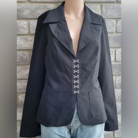 Vintage—Bisou Bisou- corset Hooke eye closure jacket- Sz 8 - Picture 1 of 5